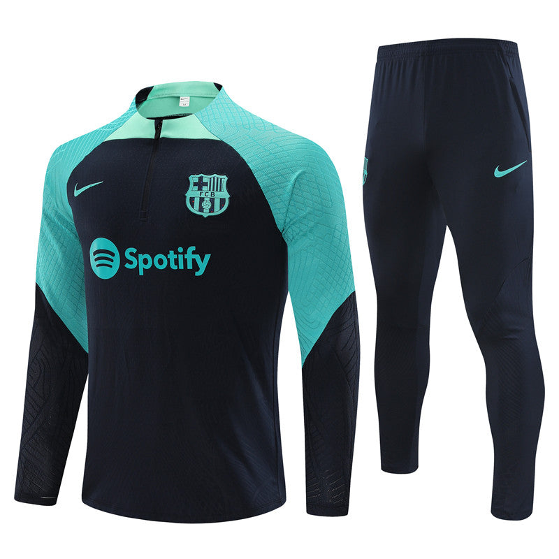 Barcelona Half Zip Tracksuit 2023/24