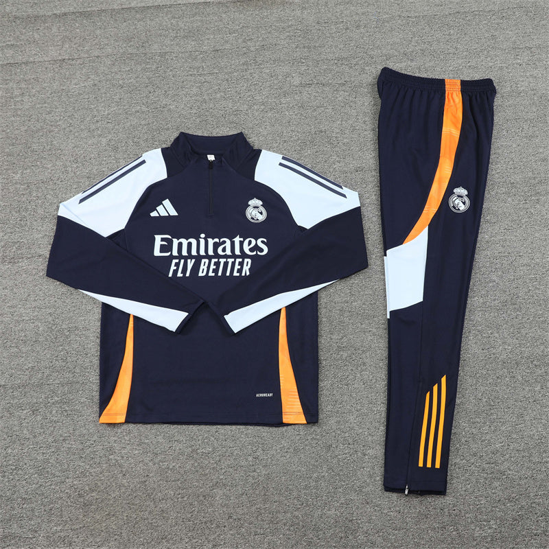 Real Madrid Half Zip Tracksuit 2024/25