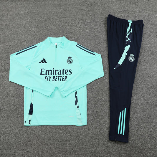 Real Madrid Half Zip Tracksuit 2024/25