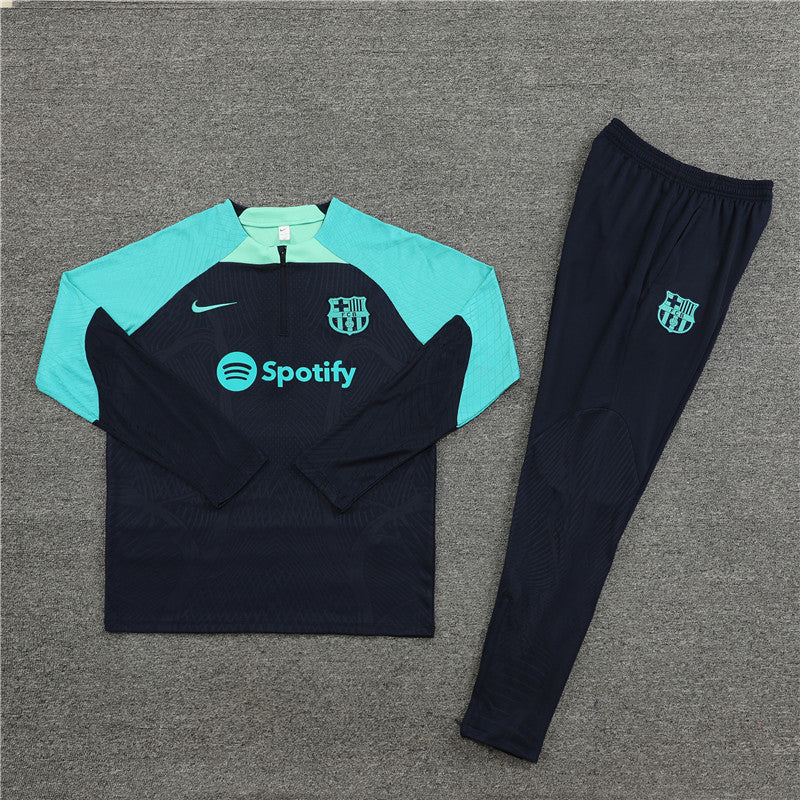 Barcelona Half Zip Tracksuit 2023/24