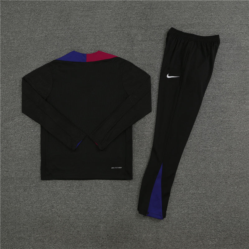 Barcelona Half Zip Tracksuit 2024/25