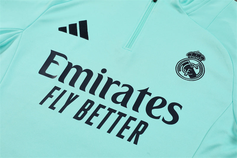 Real Madrid Half Zip Tracksuit 2024/25