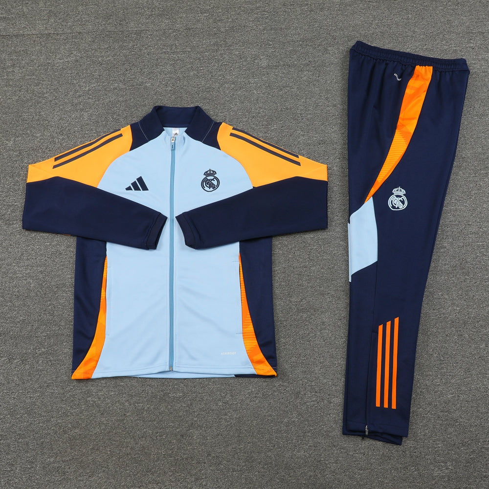 Real Madrid Full Zip Tracksuit 2024/25