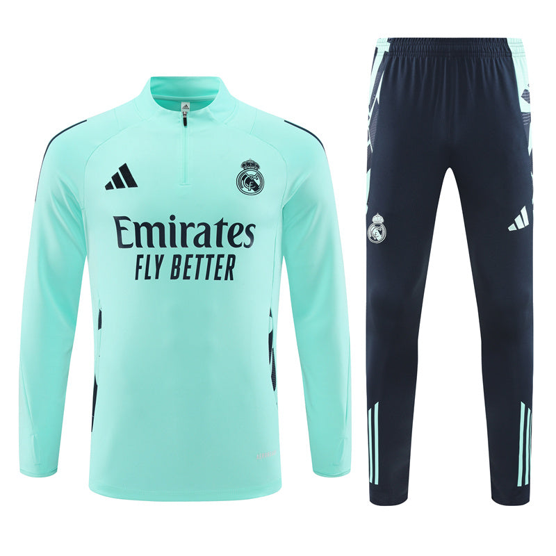 Real Madrid Half Zip Tracksuit 2024/25