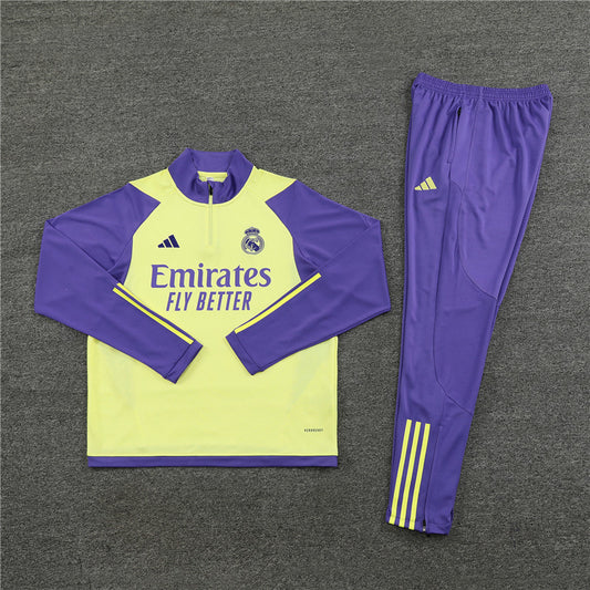 Real Madrid Half Zip Tracksuit 2023/24