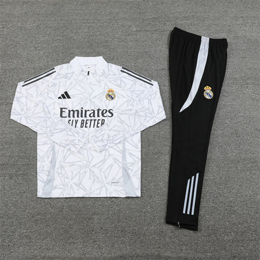 Real Madrid Half Zip Tracksuit 2024/25