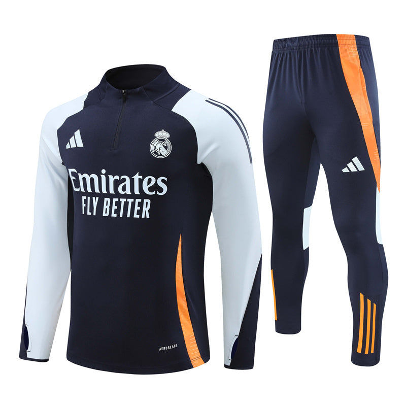 Real Madrid Half Zip Tracksuit 2024/25