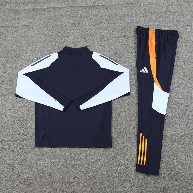 Real Madrid Half Zip Tracksuit 2024/25