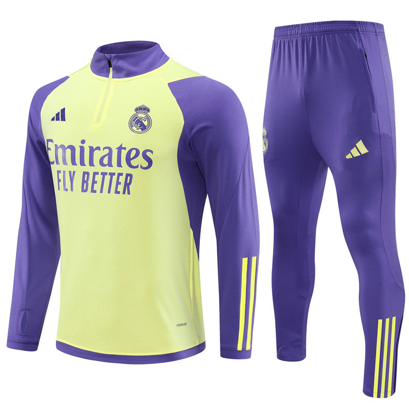 Real Madrid Half Zip Tracksuit 2023/24