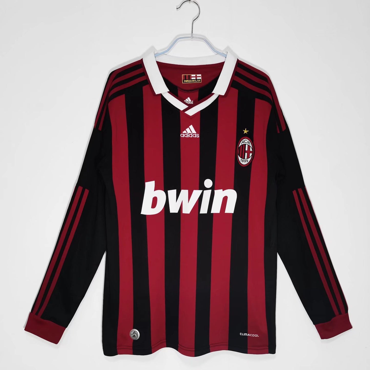 AC Milan Home Shirt 2009/10 - Long Sleeves